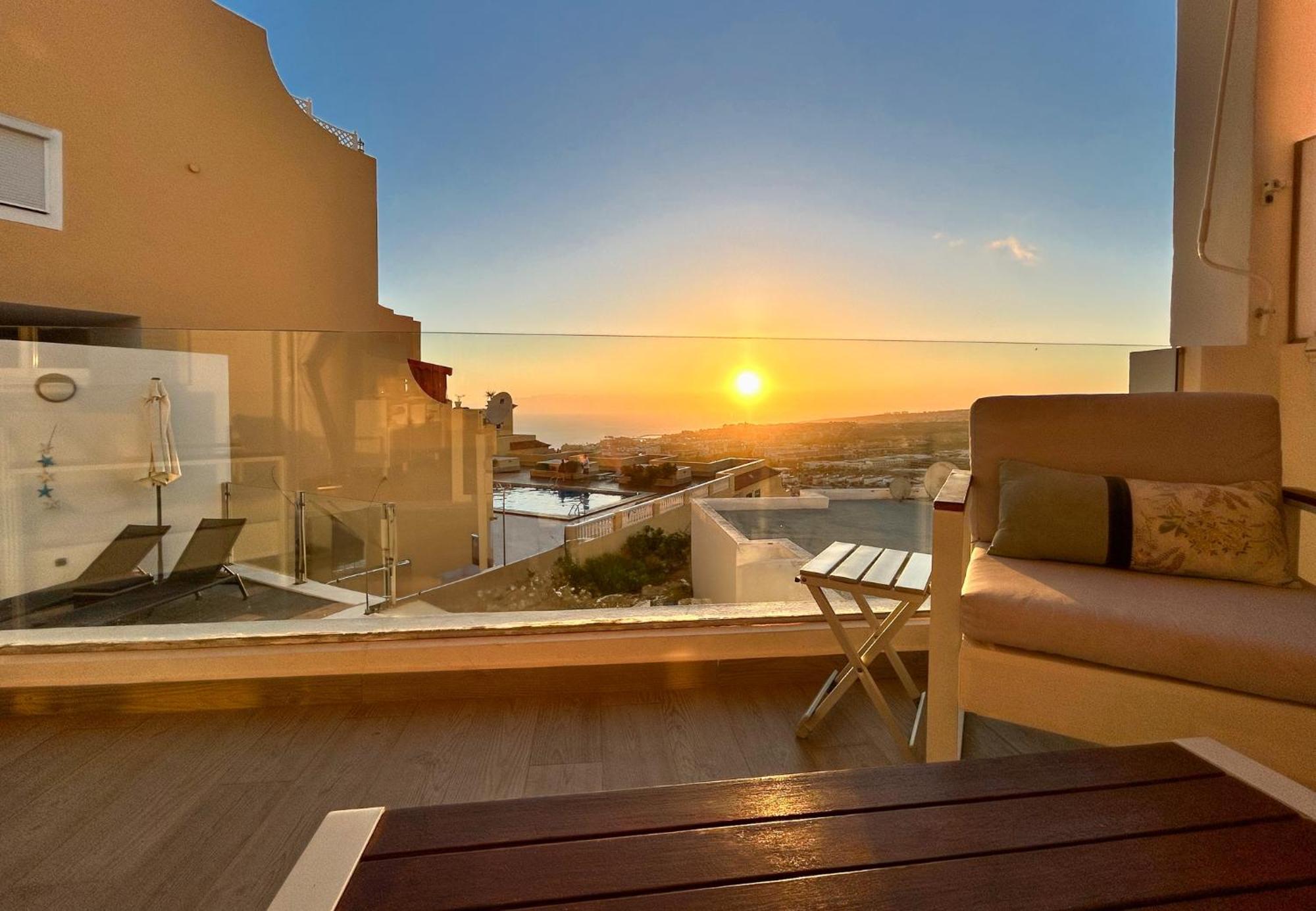 Mirador Balcon Del Atlantico Y Piscina Privada Costa Adeje (Tenerife) Exterior foto