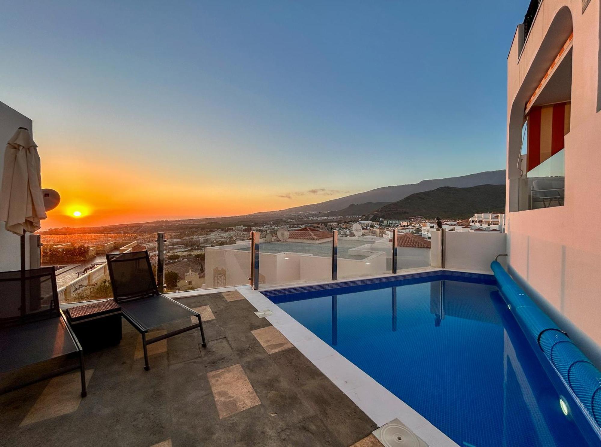 Mirador Balcon Del Atlantico Y Piscina Privada Costa Adeje (Tenerife) Exterior foto